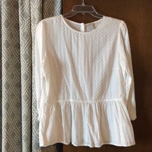 3/$25 Sale! ($10 items) Hinge - Perfect White Top